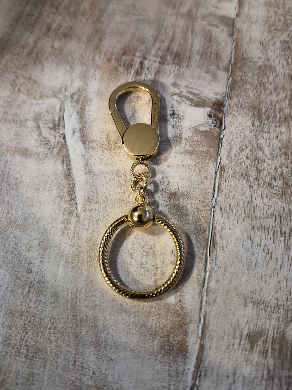 Pandora Moments Small Bag Charm Holder 14 K Gold Plated